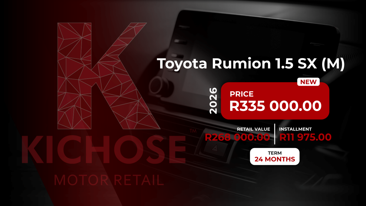 
								Toyota Rumion 1.5 SX (M) full									