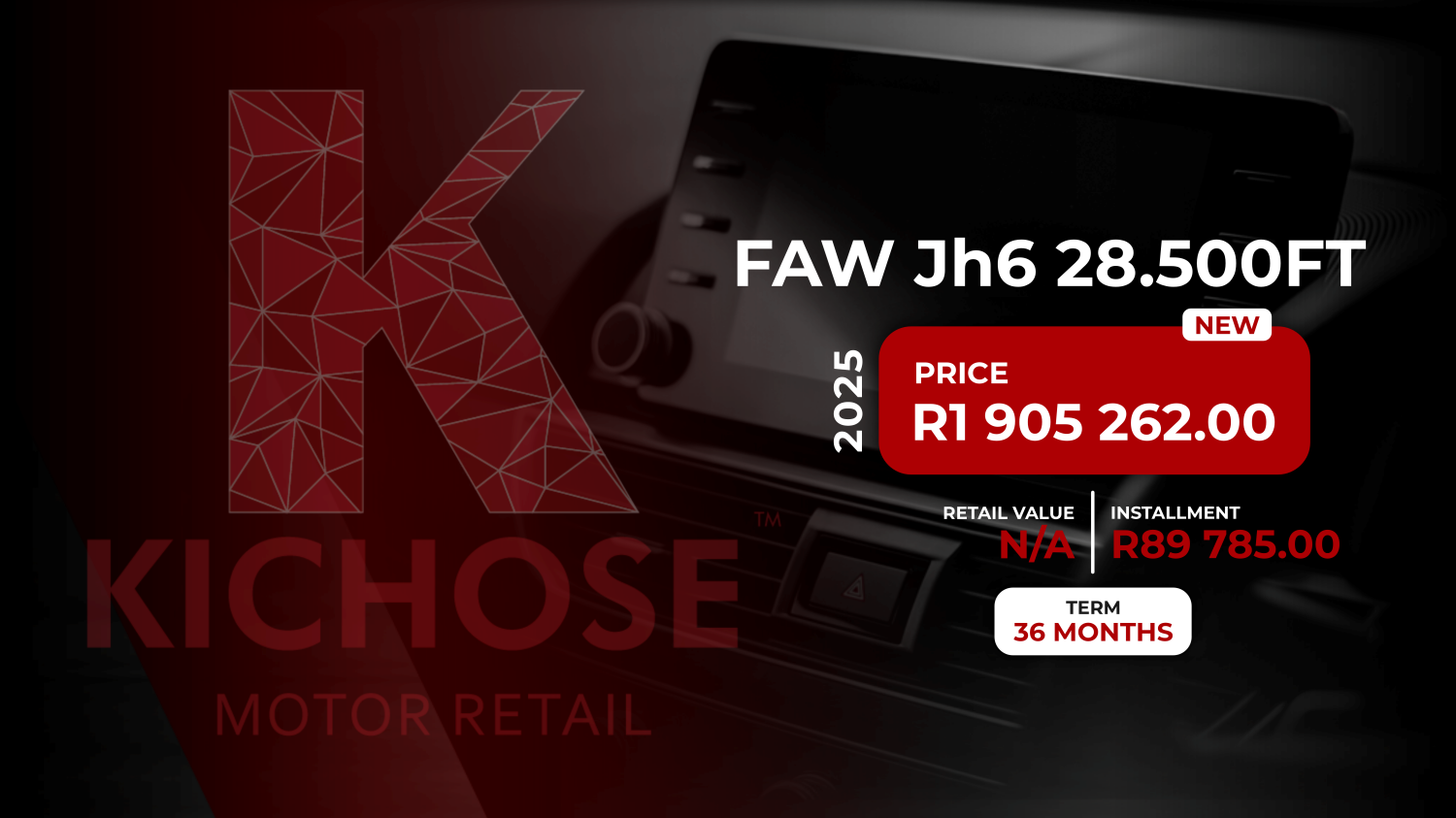 
								FAW JH6 28.500FT full									